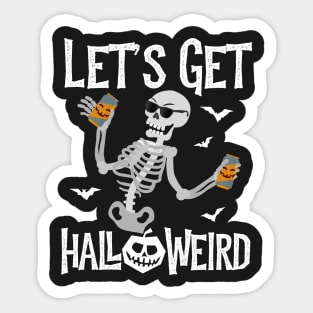 Let's Get Halloweird Sticker